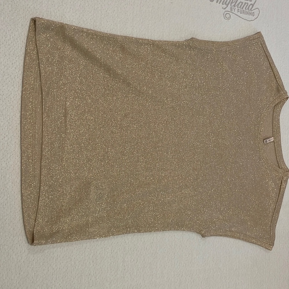 KIDSONLY gold sparkly t-shirt